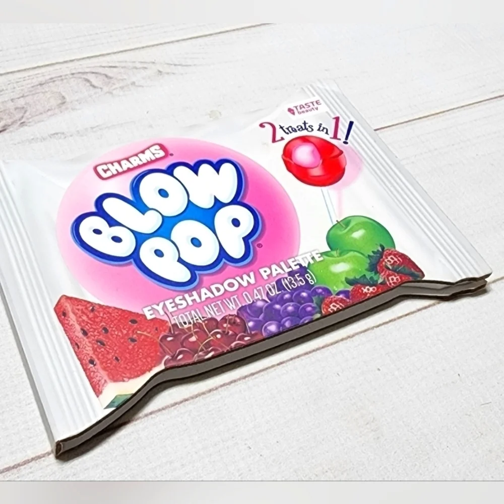 Taste Beauty Charms Blow Pop Limited Edition Eyeshadow Palette 10 Colors - New